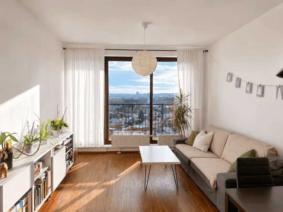 Pronájem bytu 2+kk 46 m² Praha-Stodůlky, Jeremiášova – Prokopský vrch (balkon, garáž)